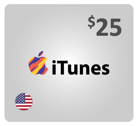 Apple & iTunes Giftcard $25 (US Store)