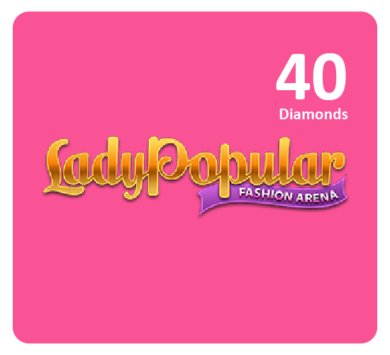 LadyPopular card - 40 diamonds