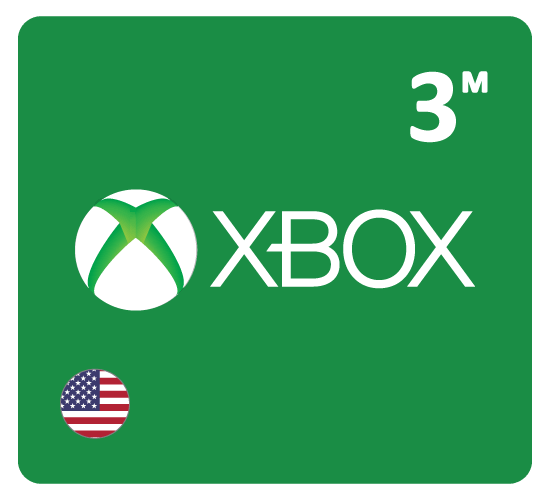 Xbox Live Gold 3 Months Subscription (US Store Works in USA Only)