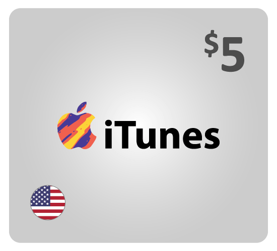 Apple & iTunes Giftcard $5 (US Store)