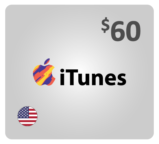 Apple & iTunes Giftcard $60 (US Store)