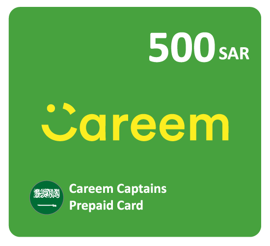 Careem Captains Prepaid Card – SAR 500