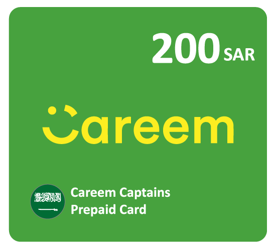 Careem Captains Prepaid Card – SAR 200