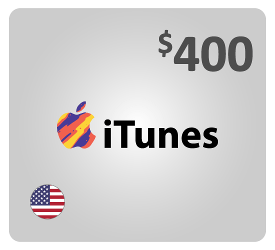Apple & iTunes Giftcard $400 (US Store)