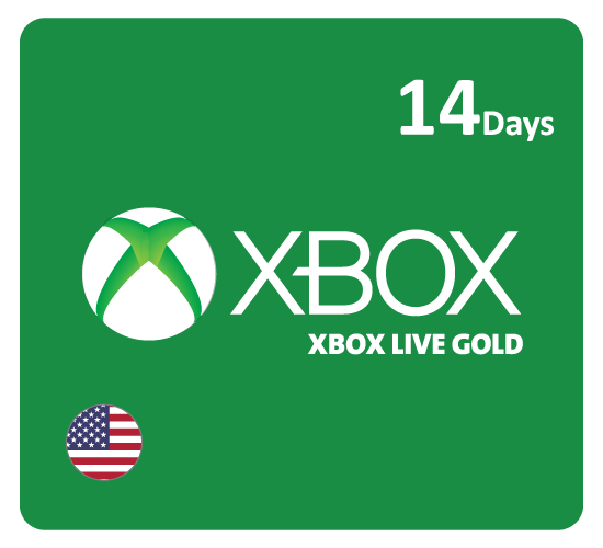 Xbox Live Gold - 14 Days (US Store Works in USA Only)