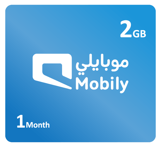 Mobily Data recharge 2 GB - 1 Month