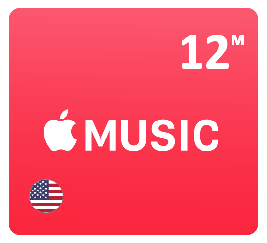 بطاقة هدايا 12 شهر - Apple Music