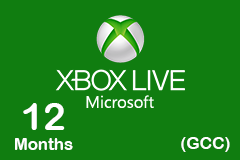 Microsoft Xbox Live -- 12 Month (GCC Store Works in GCC Only)