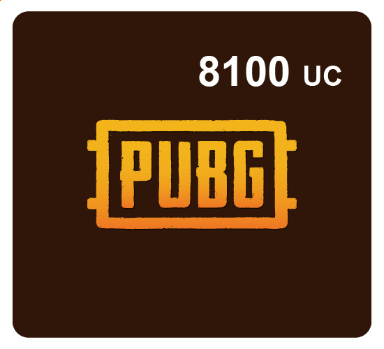 Pubg Mobile 8100 UC - $99.99 Recharge Voucher