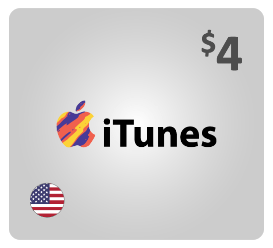 iTunes Gift Card $4 (US Store)