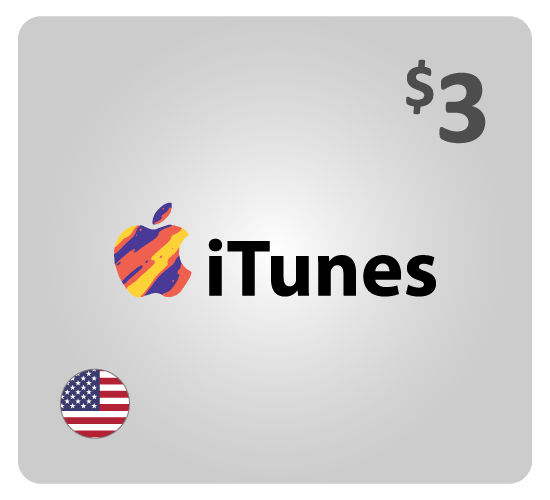 iTunes Gift Card $3 (US Store)