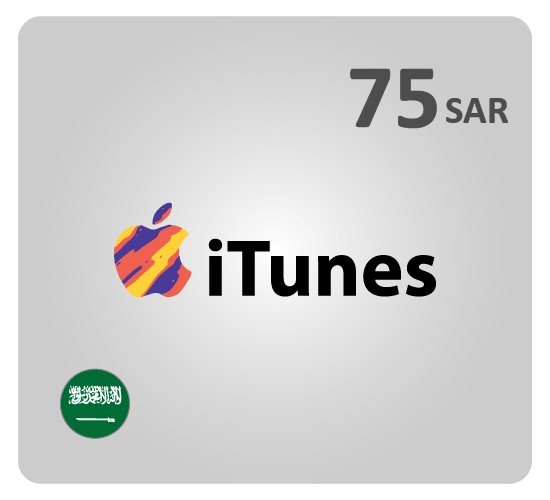 iTunes gift card SAR75- (Saudi Store Only)