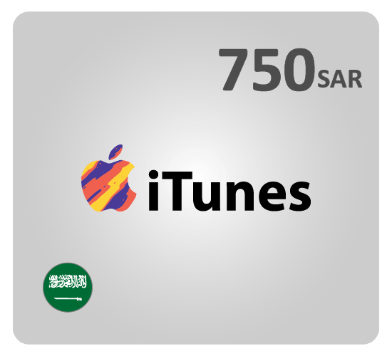 iTunes gift card SAR750- (Saudi Store Only)