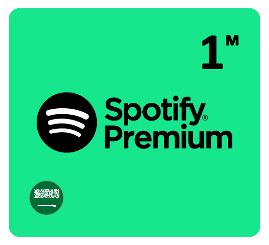 Spotify Premium 1 Month  Subscription (Saudi Store Only).