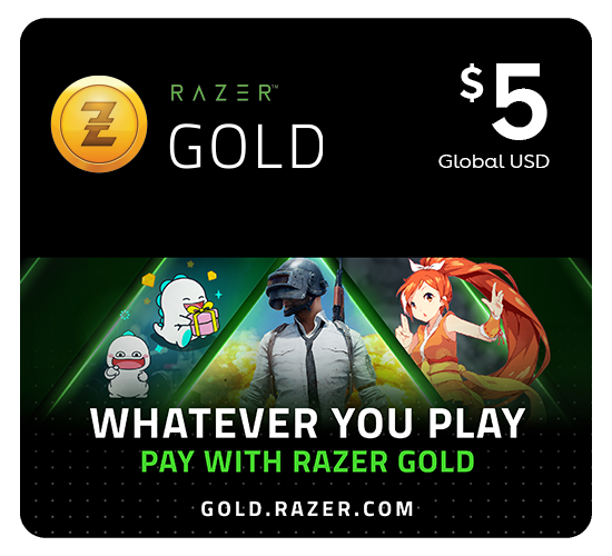 Razer Gold - $5 (Global)