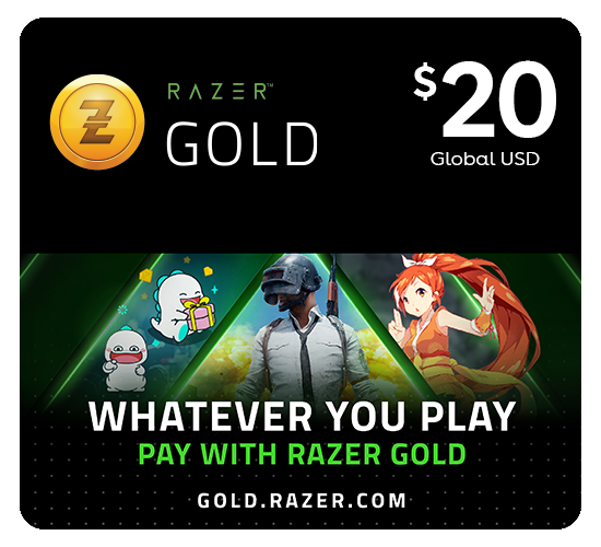 Razer Gold - $20 (Global)