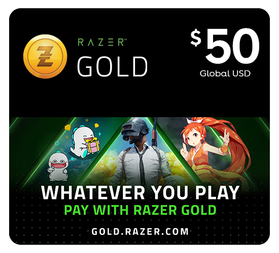Razer Gold - $50 (Global)