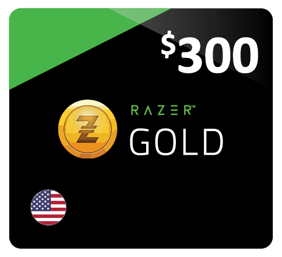 Razer Gold - $300 (US Store)