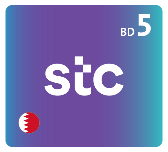 بطاقة اس تي سي 5 دينار بحريني