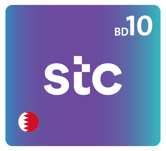 بطاقة اس تي سي 10 دينار بحريني