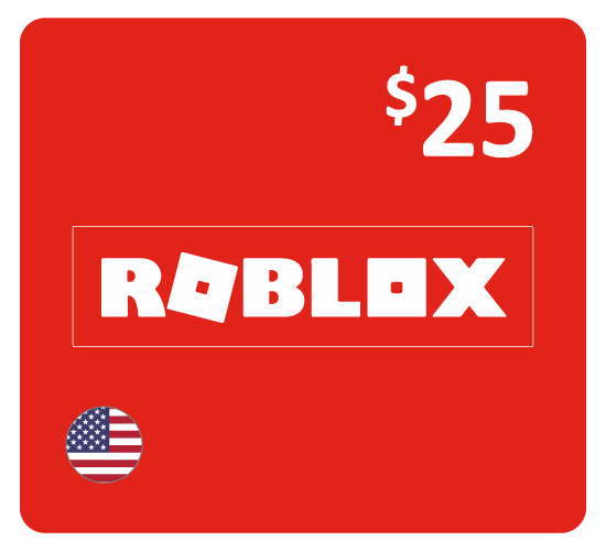 بطاقة روبلوكس 25 دولار (المتجر الأميركي تعمل داخل الولايات المتحده فقط)