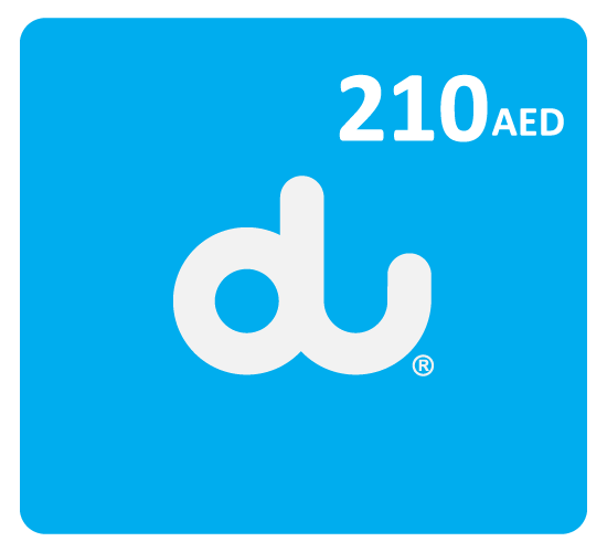 Du Card AED 210 