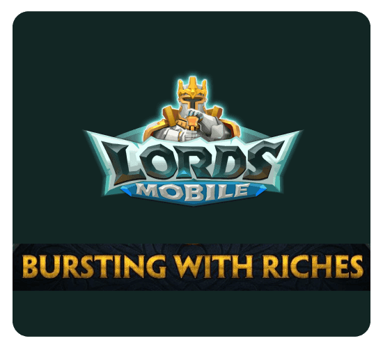 Lords Mobile Card (Bursting with Riches)