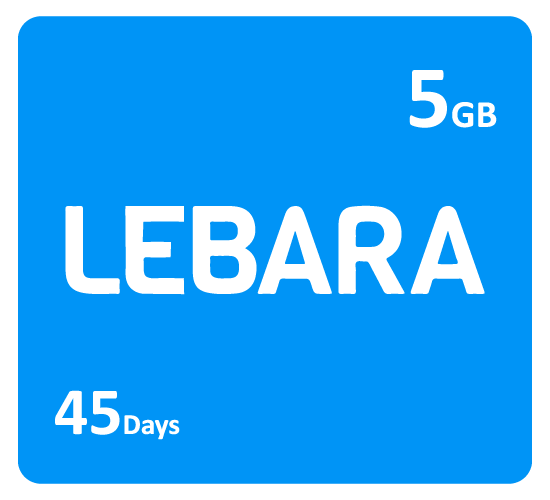 Lebara Data 5 GB 45days