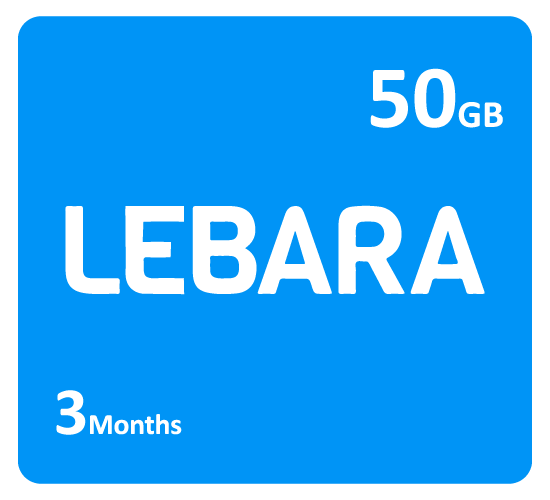 Lebara Data 50 GB for 3 Months