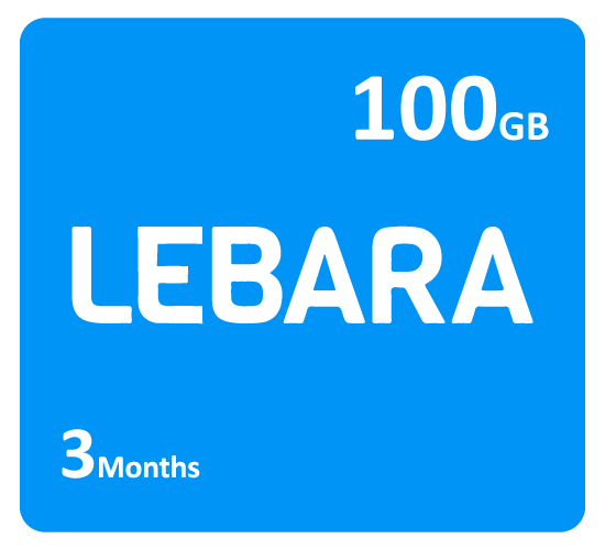 Lebara Data 100 GB for 3 Months