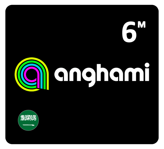 Anghami Plus Subscription for - 6 Months (KSA Store)