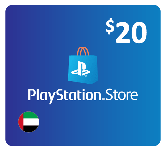 PlayStation Network - $20 PSN Card (UAE Store).