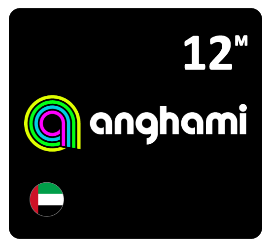 بطاقة أنغامي بلس إشتراك لمدة - 12 شهر (المتجر الإماراتي)