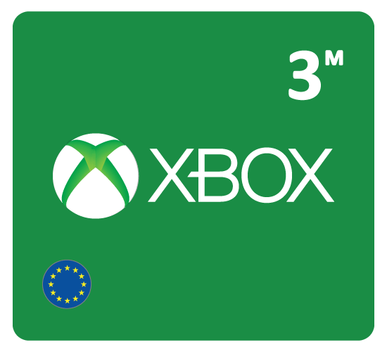 Xbox Live Gold 3 Months Subscription (EU Store Works in Europe Only)