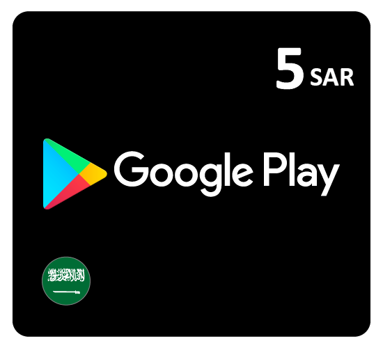 Google Play Gift Card SAR 5 (KSA Store)