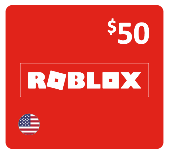 بطاقة روبلوكس 50 دولار (المتجر الأميركي تعمل داخل الولايات المتحده فقط)