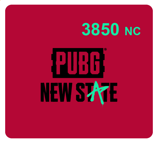 PUBG New State 3600 NC + 250 Bonus Recharge Voucher
