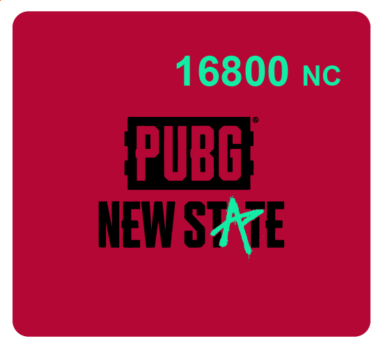 PUBG New State 15000 NC + 1800 Bonus Recharge Voucher