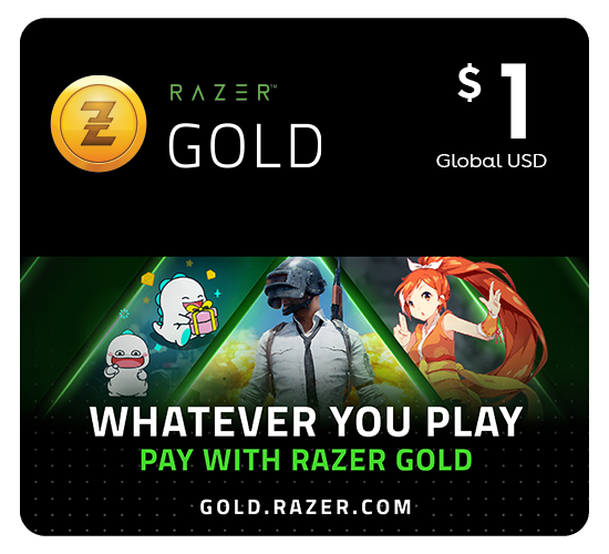 Razer Gold - $1 (Global)
