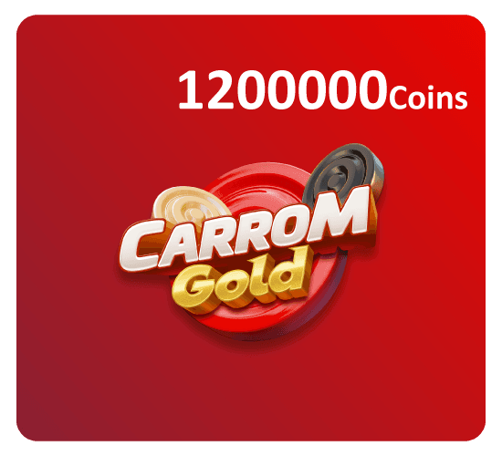 Carrom Gold Card 1200000 Coin (International)
