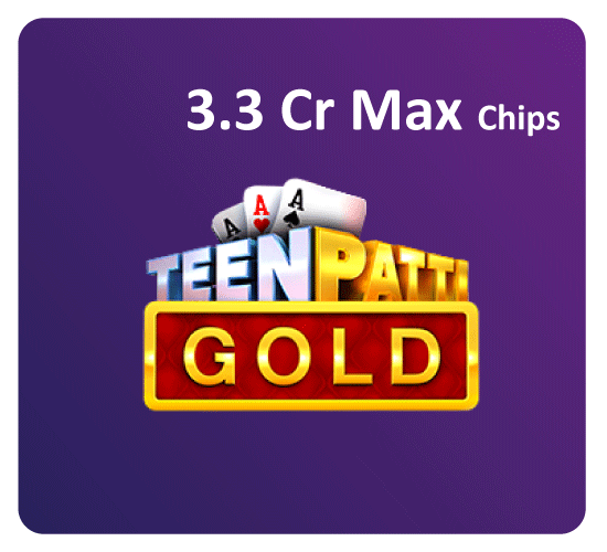 Teen Patti Gold 3.3 Cr Max Chips (International)