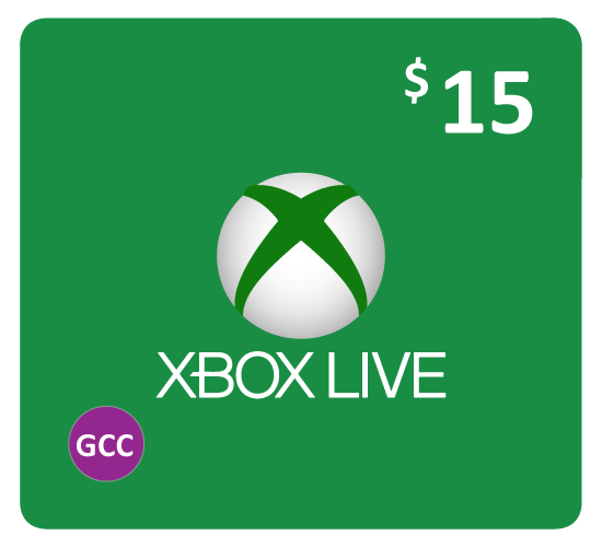 Microsoft Xbox Live -- $15 (GCC Store Works in GCC Only)