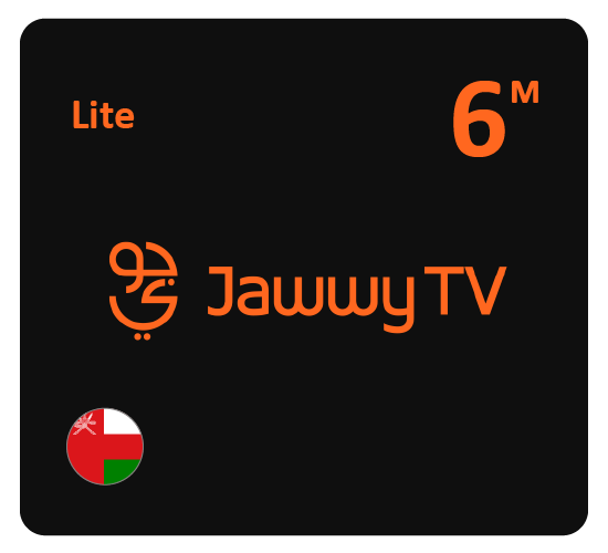 Jawwy TV Lite 6 months subscription- Oman Store