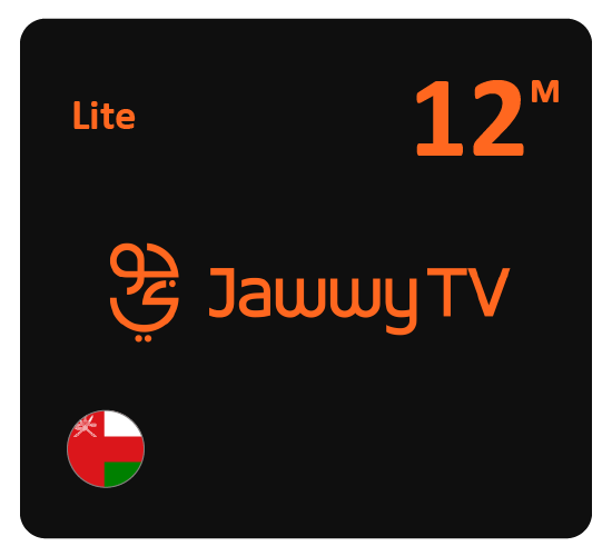 Jawwy TV Lite 12 months subscription- Oman Store