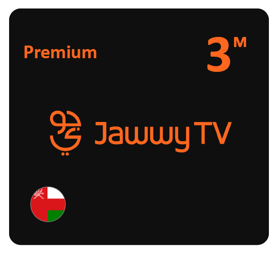  Jawwy TV Premium 3 months subscription- Oman Store