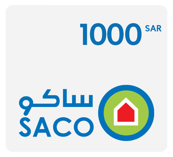 بطاقة هدايا ساكو 1000 ريال سعودي