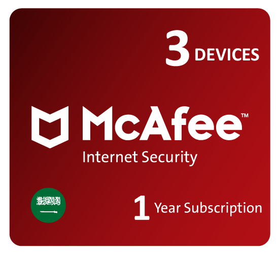 Mcafee Internet Security 3 Devices -KSA