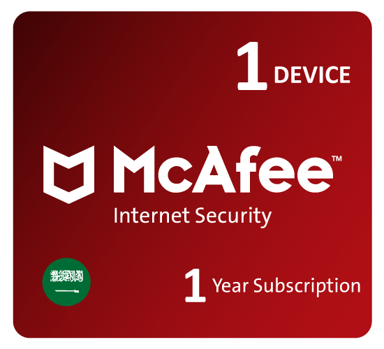 Mcafee Internet security 1 Dev - KSA