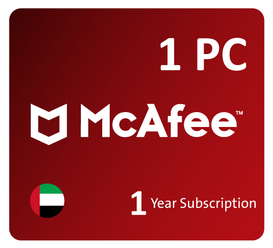 Mcafee Antivirus 1  Pc - UAE