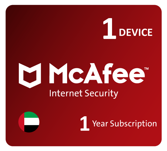 Mcafee Internet security 1 Device - UAE
